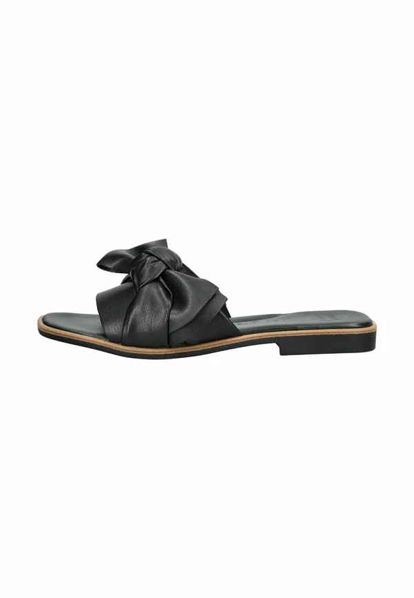 Pantolette flach - future nappa black