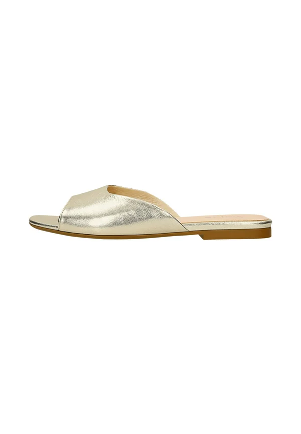 Pantolette flach - gold coloured