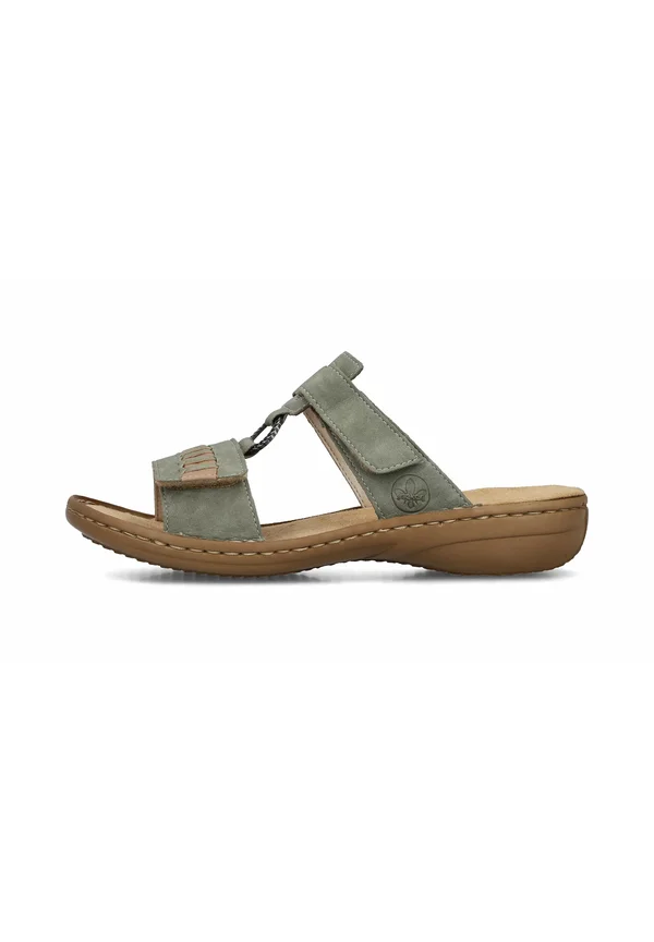 Pantolette flach - green