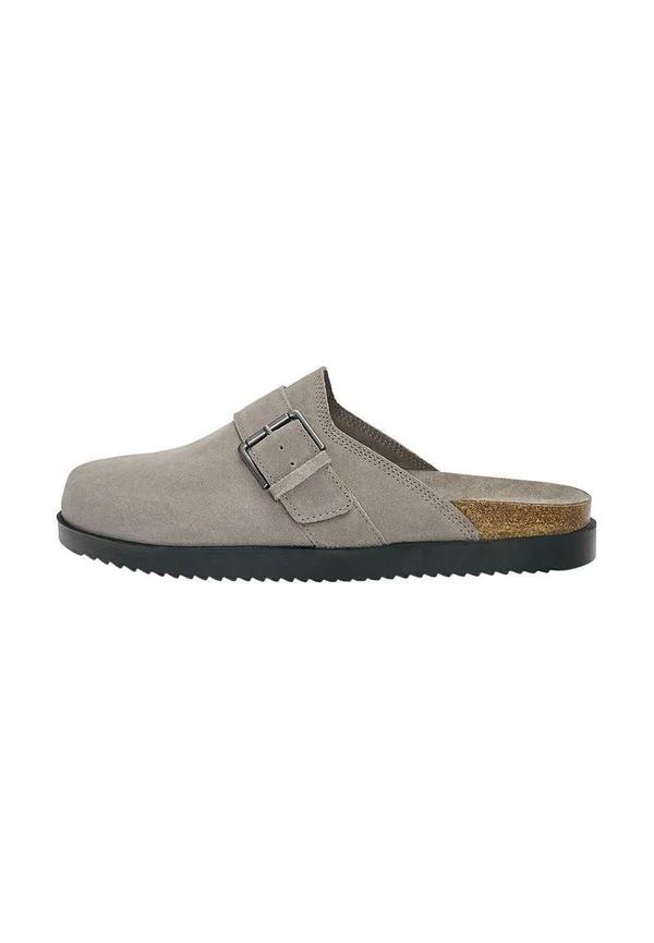 Pantolette flach - grey