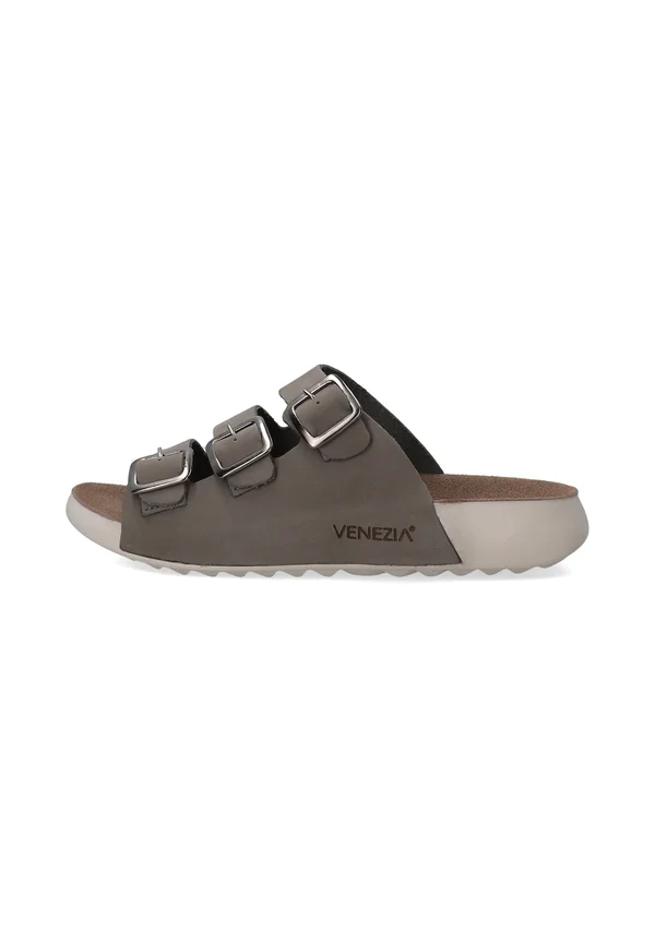 Pantolette flach - grey