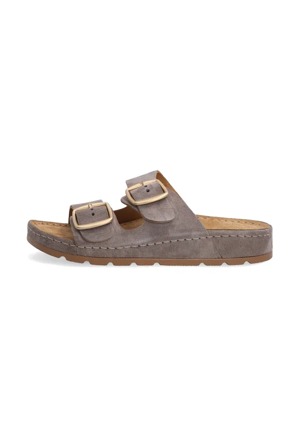 Pantolette flach - grey