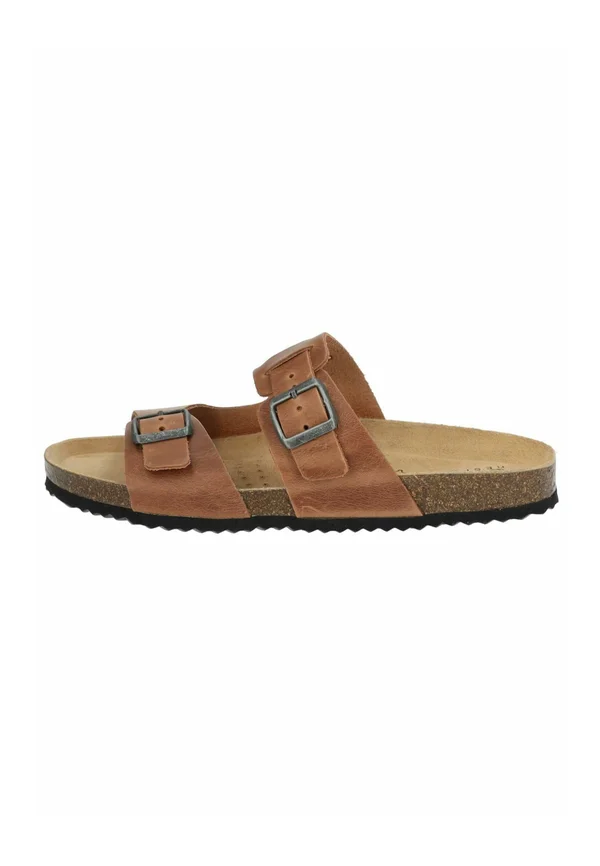 Pantolette flach - light brown