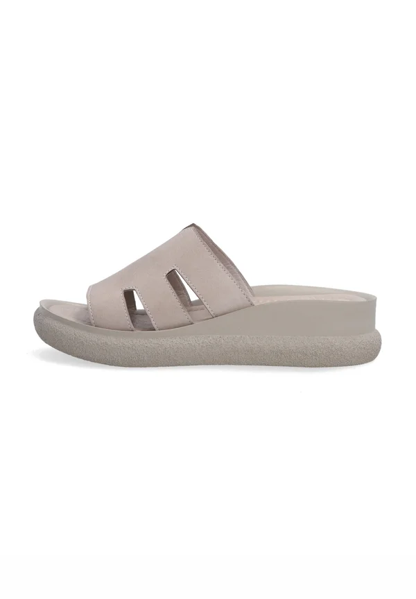 Pantolette flach - light grey