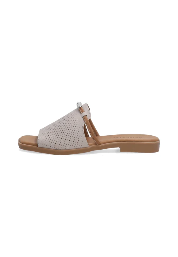 Pantolette flach - light grey