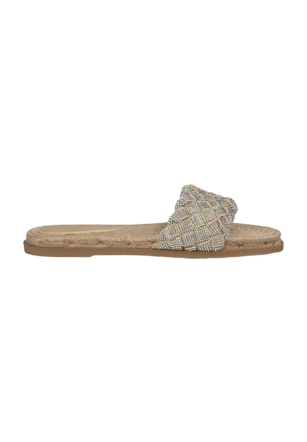 Pantolette flach - marrón claro