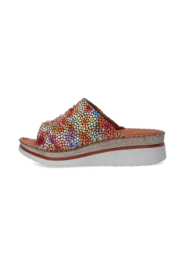 Pantolette flach - multi coloured
