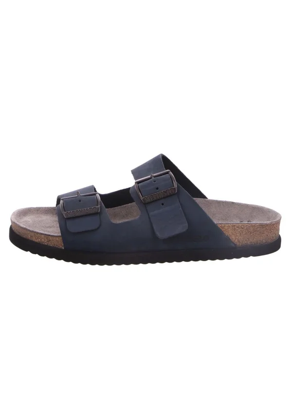Pantolette flach - navy