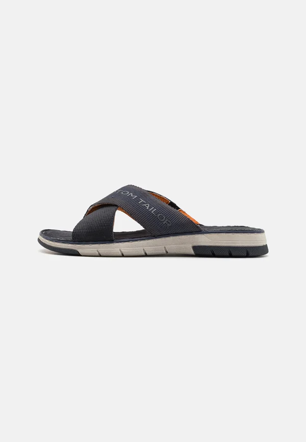 Pantolette flach - navy
