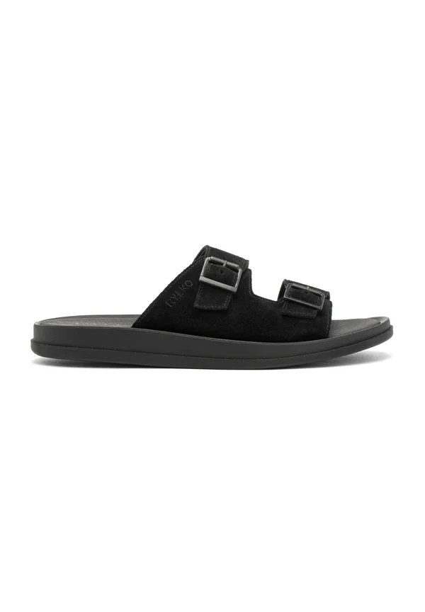 Pantolette flach - nol czarny