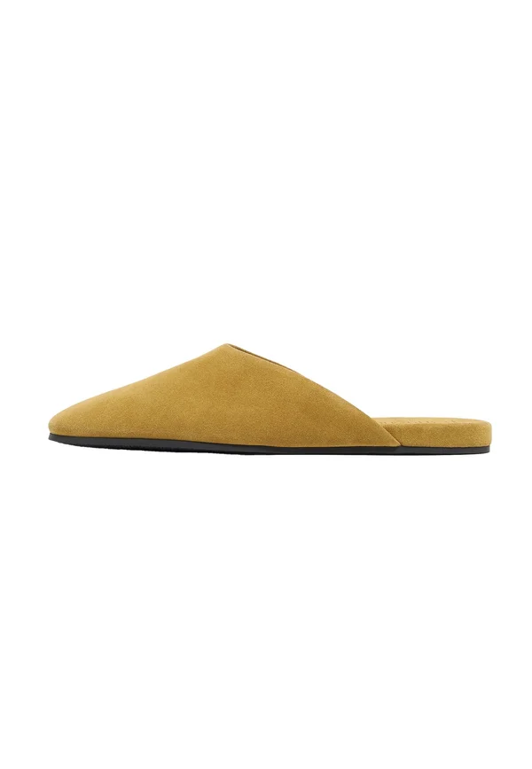 Pantolette flach - ocre