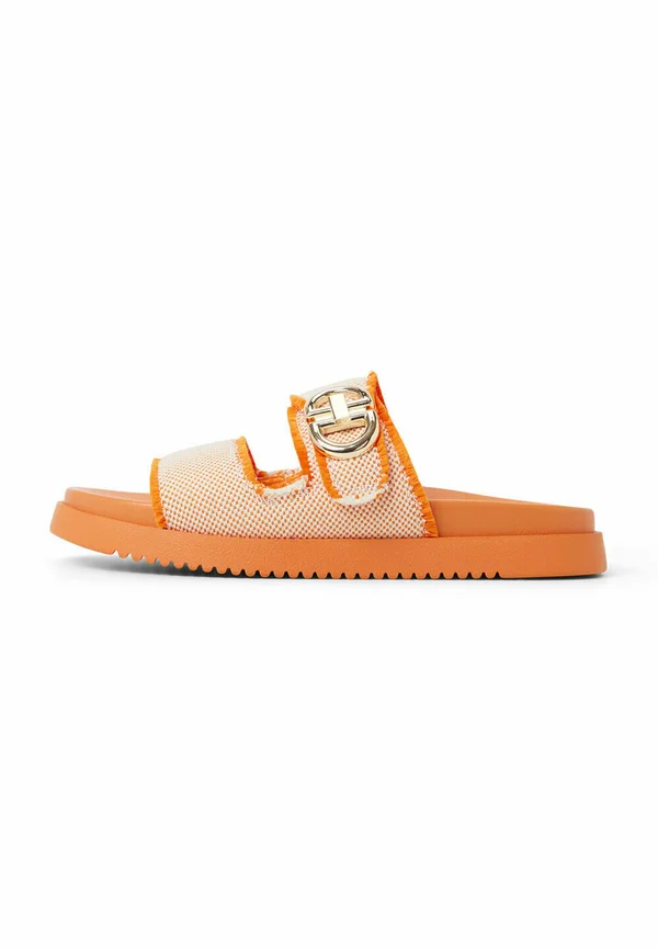 Pantolette flach - orange
