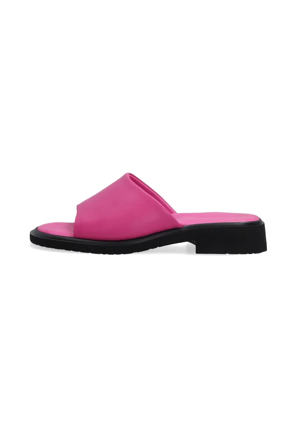 Pantolette flach - pink