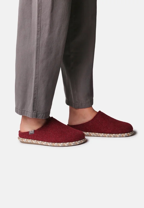 Pantolette flach - red