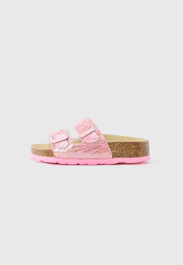 Pantolette flach - rosa