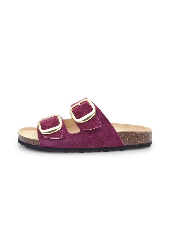 Pantolette flach - rossa