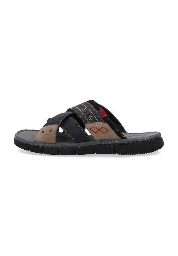 Pantolette flach - royal blue