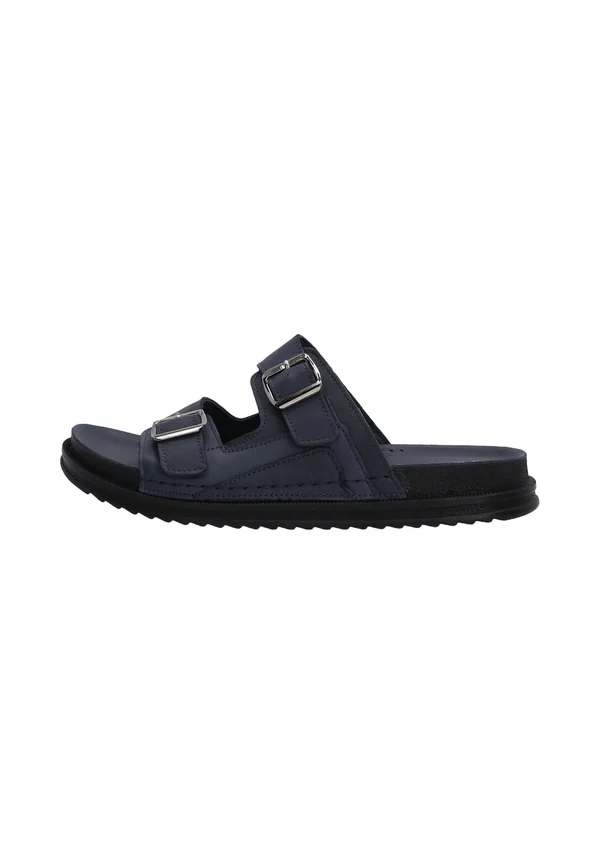 Pantolette flach - royal blue