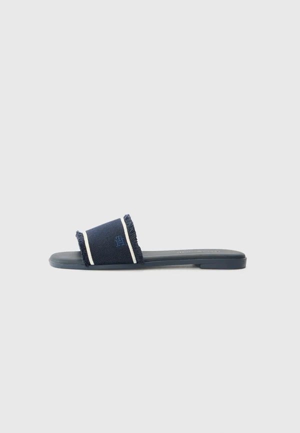 Pantolette flach - space blue