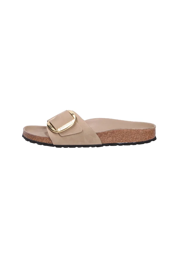 Pantolette flach - tabaccobrown