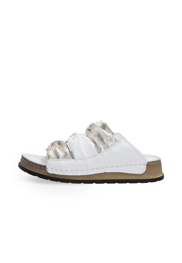 Pantolette flach - white