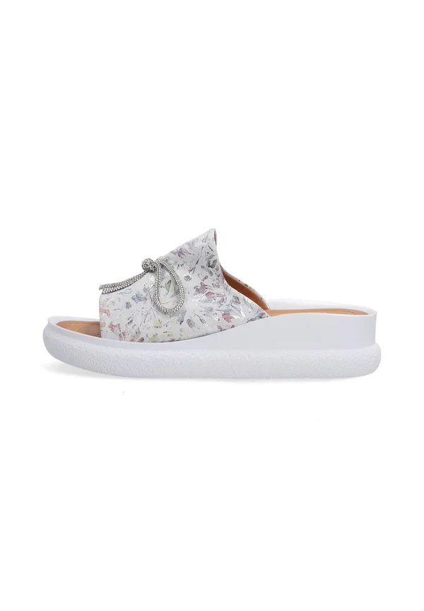 Pantolette flach - white
