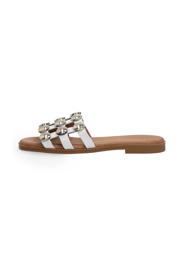 Pantolette flach - white