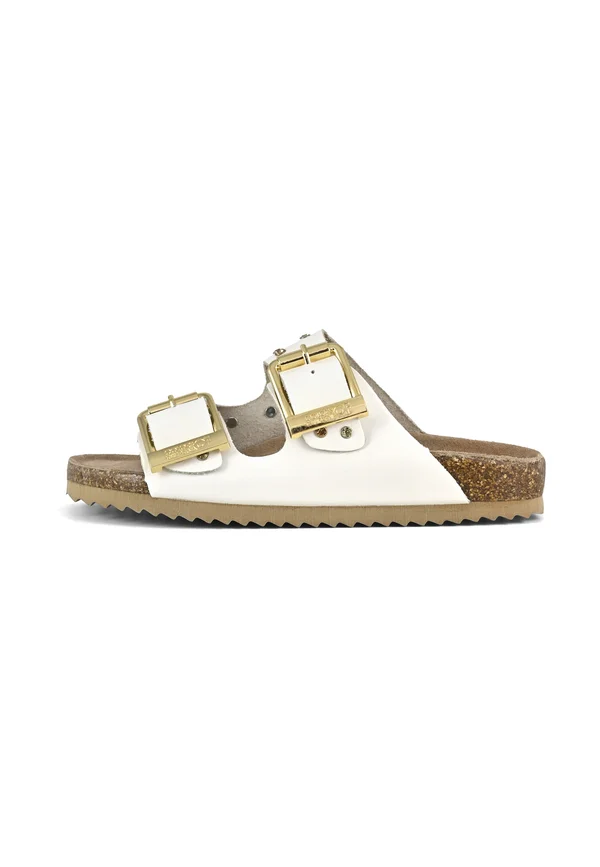 Pantolette flach - white