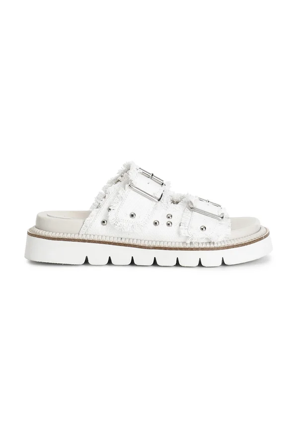 Pantolette flach - white