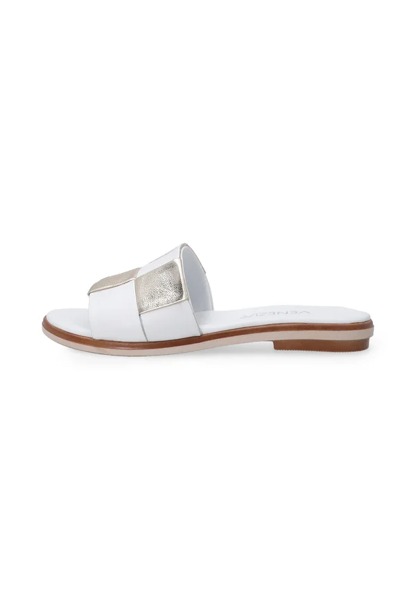 Pantolette flach - white