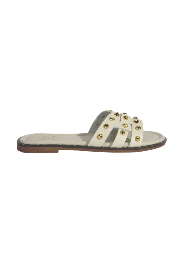 Pantolette flach - white