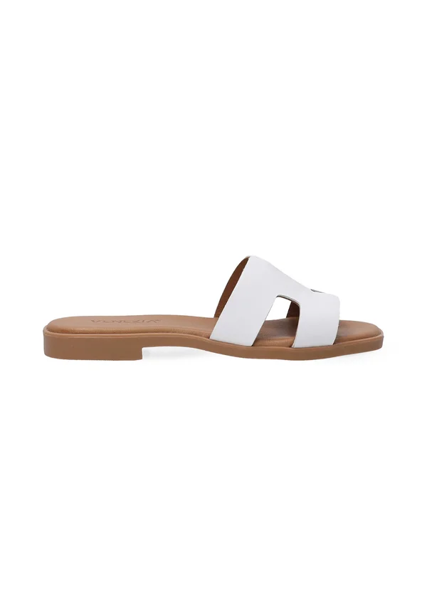 Pantolette flach - white