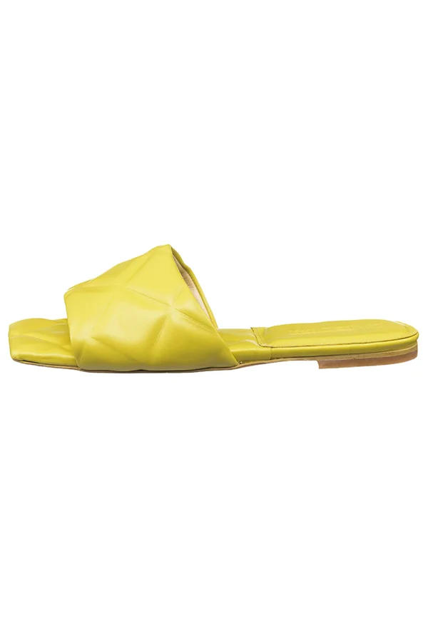 Pantolette flach - yellow