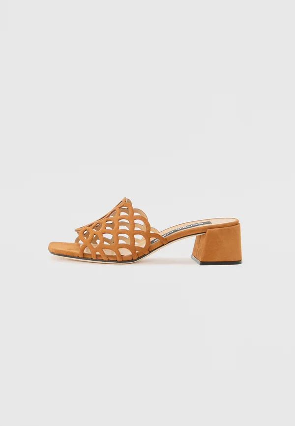 Pantolette hoch - beige