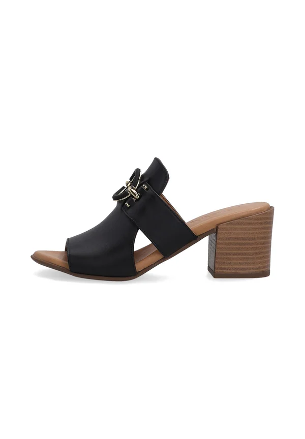 Pantolette hoch - black