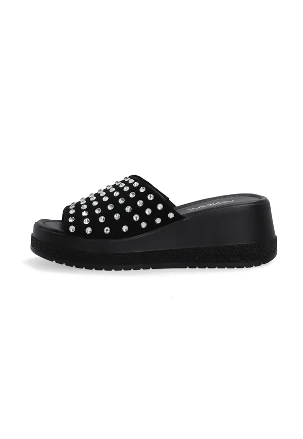 Pantolette hoch - black
