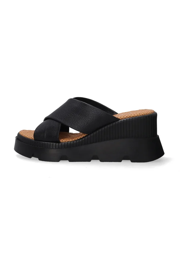 Pantolette hoch - black