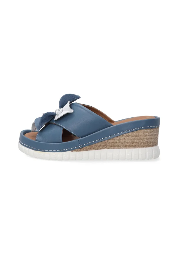 Pantolette hoch - blue