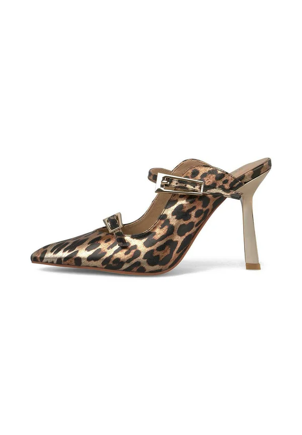 Pantolette hoch - Camel