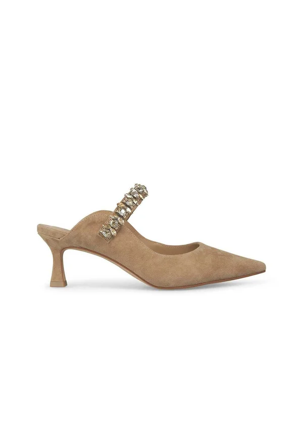 Pantolette hoch - marrón