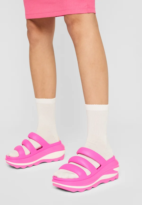 Pantolette hoch - pink crush