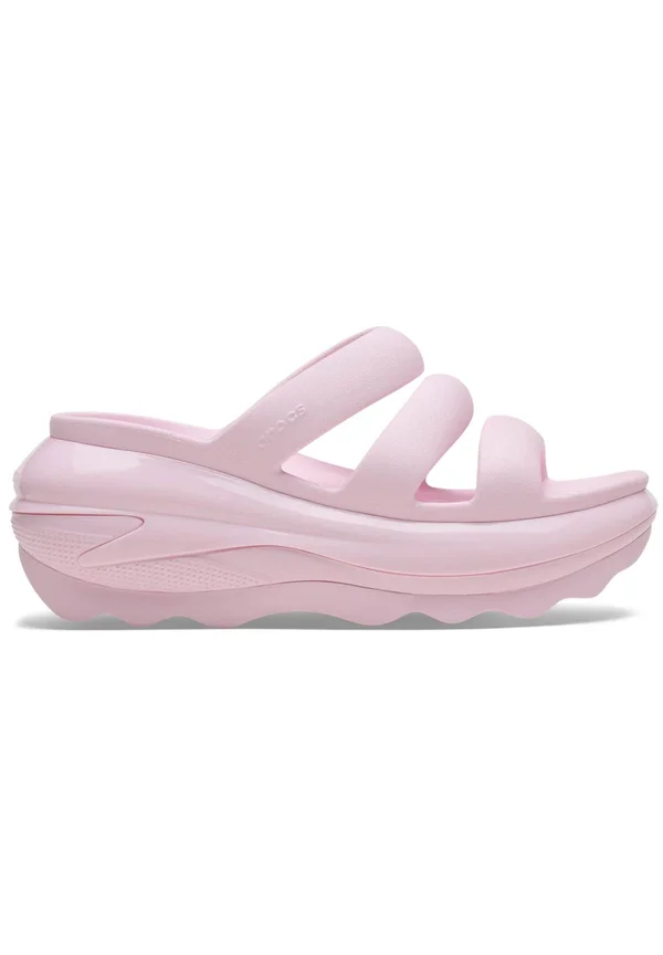 Pantolette hoch - pink milk