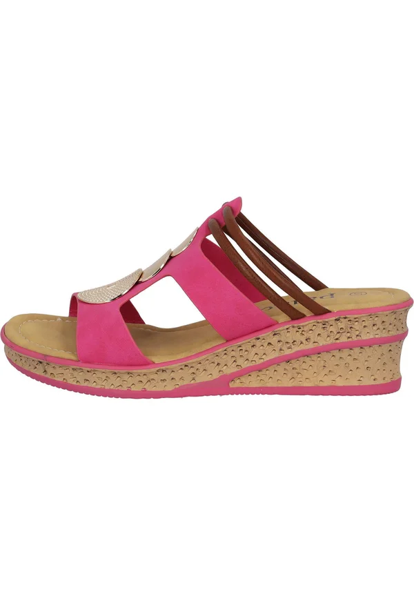 Pantolette hoch - pink
