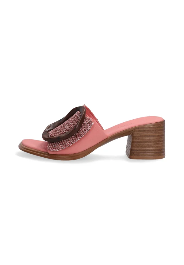 Pantolette hoch - pink