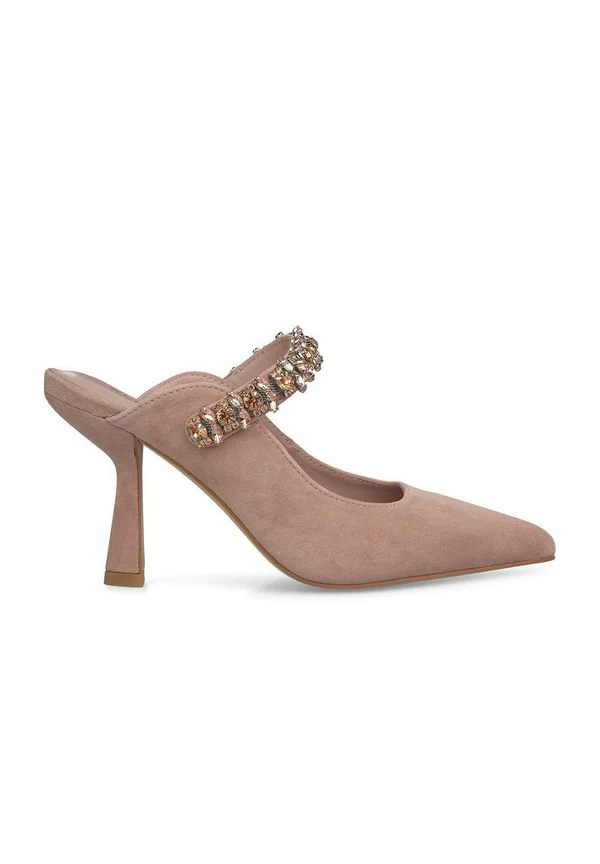 Pantolette hoch - rosa claro