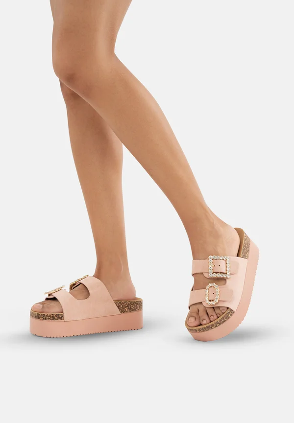 Pantolette hoch - rosa