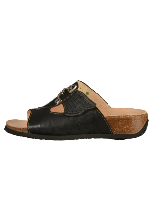 Pantolette hoch - schwarz