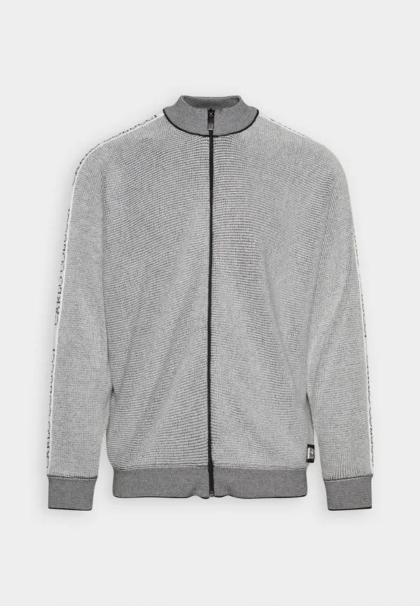 PARALLELO ZIP UNISEX - Strickjacke - offwhite/black