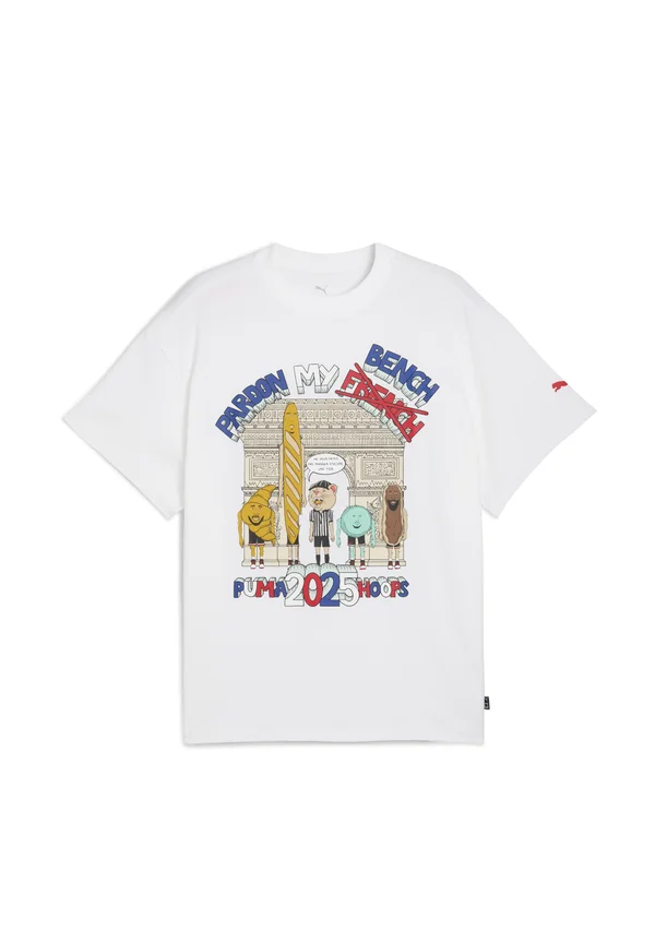 PARDON MY FRENCH - T-Shirt print - white