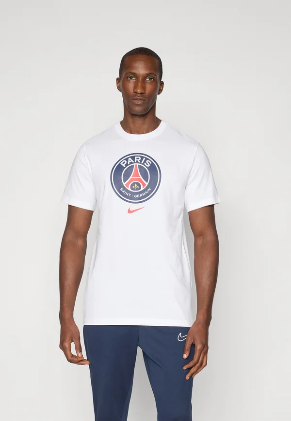 PARIS SAINT-GERMAIN CREST TEE - Vereinsmannschaften - white